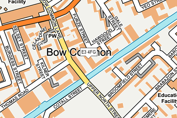 E3 4FG map - OS OpenMap – Local (Ordnance Survey) E3 4FG map - OS OpenMap – Local (Ordnance Survey)