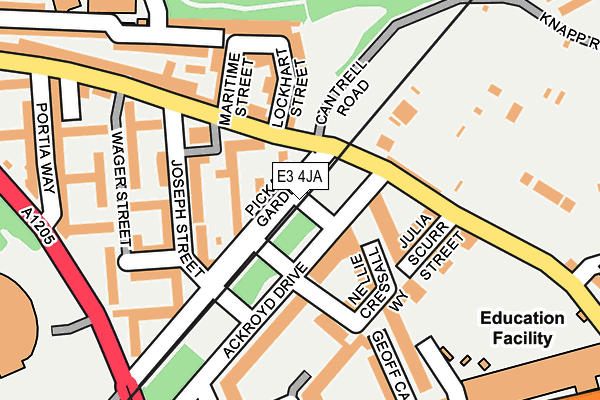 E3 4JA map - OS OpenMap – Local (Ordnance Survey) E3 4JA map - OS OpenMap – Local (Ordnance Survey)