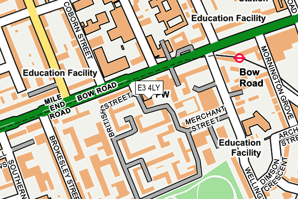 E3 4LY map - OS OpenMap – Local (Ordnance Survey) E3 4LY map - OS OpenMap – Local (Ordnance Survey)