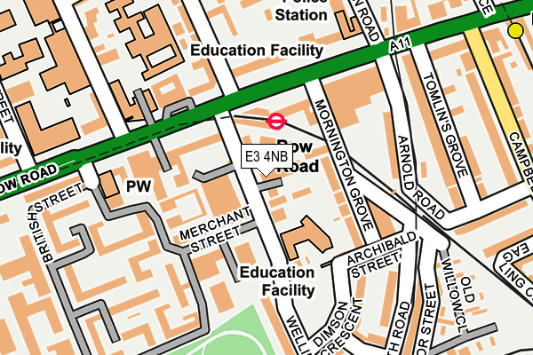 E3 4NB map - OS OpenMap – Local (Ordnance Survey) E3 4NB map - OS OpenMap – Local (Ordnance Survey)