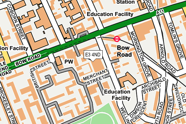 E3 4ND map - OS OpenMap – Local (Ordnance Survey) E3 4ND map - OS OpenMap – Local (Ordnance Survey)