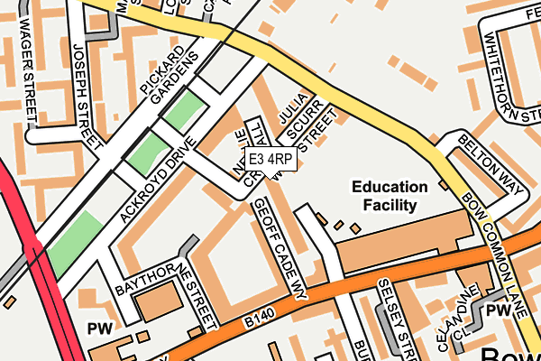 E3 4RP map - OS OpenMap – Local (Ordnance Survey) E3 4RP map - OS OpenMap – Local (Ordnance Survey)