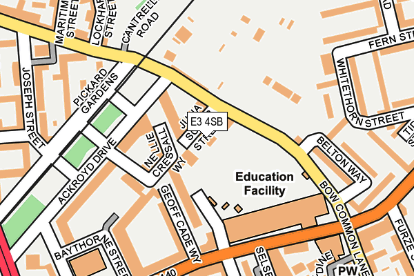 E3 4SB map - OS OpenMap – Local (Ordnance Survey) E3 4SB map - OS OpenMap – Local (Ordnance Survey)
