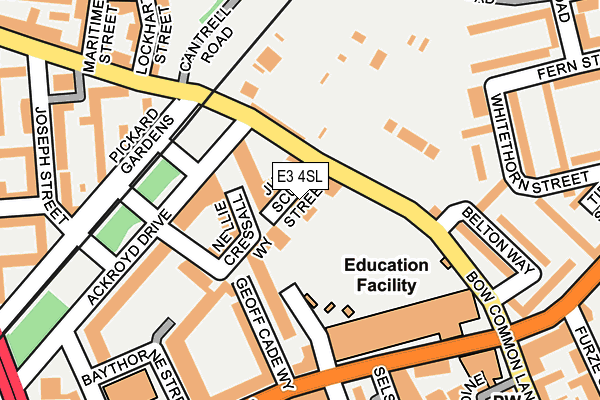 E3 4SL map - OS OpenMap – Local (Ordnance Survey) E3 4SL map - OS OpenMap – Local (Ordnance Survey)