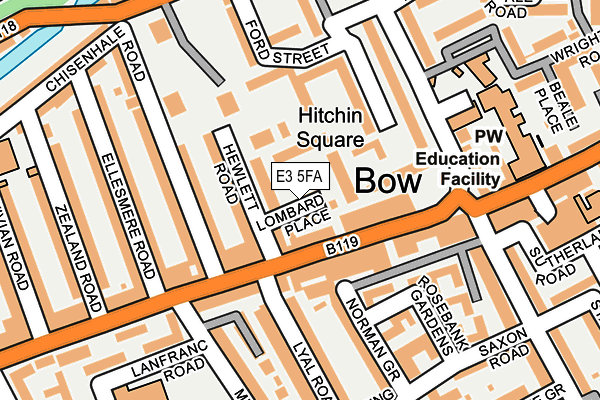 E3 5FA map - OS OpenMap – Local (Ordnance Survey) E3 5FA map - OS OpenMap – Local (Ordnance Survey)