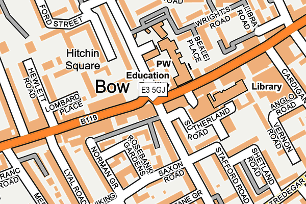 E3 5GJ map - OS OpenMap – Local (Ordnance Survey) E3 5GJ map - OS OpenMap – Local (Ordnance Survey)