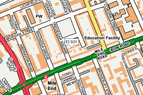 E3 5GY map - OS OpenMap – Local (Ordnance Survey) E3 5GY map - OS OpenMap – Local (Ordnance Survey)