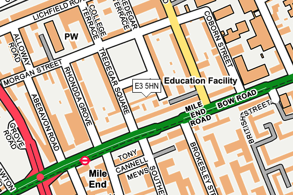 E3 5HN map - OS OpenMap – Local (Ordnance Survey) E3 5HN map - OS OpenMap – Local (Ordnance Survey)