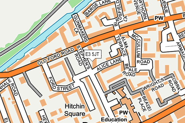 E3 5JT map - OS OpenMap – Local (Ordnance Survey) E3 5JT map - OS OpenMap – Local (Ordnance Survey)
