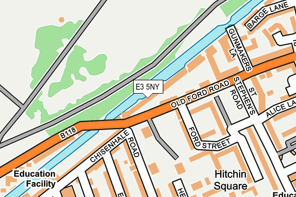 E3 5NY map - OS OpenMap – Local (Ordnance Survey) E3 5NY map - OS OpenMap – Local (Ordnance Survey)