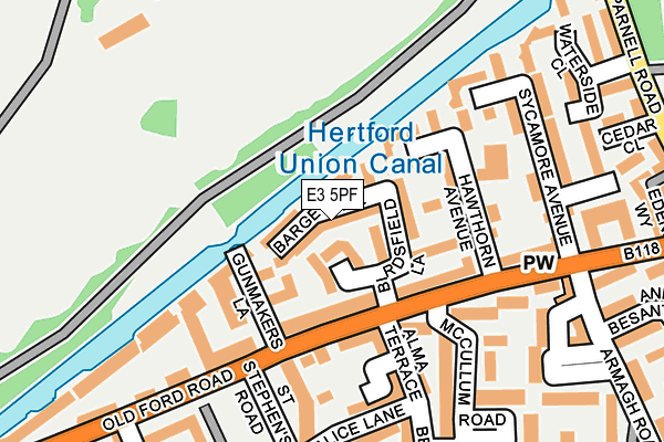 E3 5PF map - OS OpenMap – Local (Ordnance Survey) E3 5PF map - OS OpenMap – Local (Ordnance Survey)
