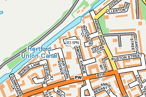 E3 5PN map - OS OpenMap – Local (Ordnance Survey) E3 5PN map - OS OpenMap – Local (Ordnance Survey)