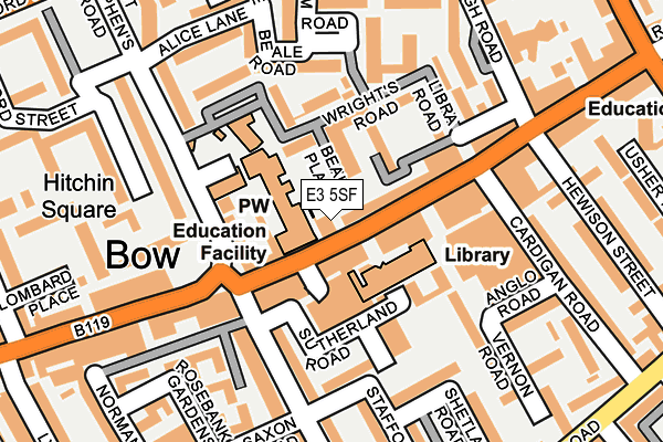 E3 5SF map - OS OpenMap – Local (Ordnance Survey) E3 5SF map - OS OpenMap – Local (Ordnance Survey)