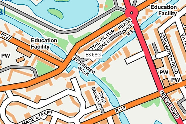 E3 5SG map - OS OpenMap – Local (Ordnance Survey) E3 5SG map - OS OpenMap – Local (Ordnance Survey)
