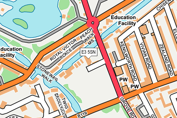 E3 5SN map - OS OpenMap – Local (Ordnance Survey) E3 5SN map - OS OpenMap – Local (Ordnance Survey)