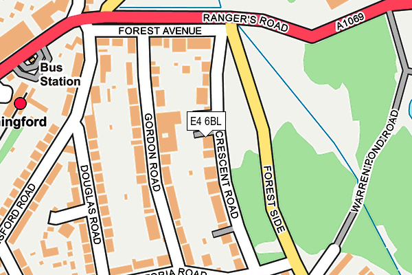 E4 6BL map - OS OpenMap – Local (Ordnance Survey) E4 6BL map - OS OpenMap – Local (Ordnance Survey)