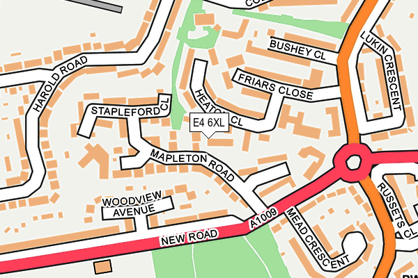 E4 6XL map - OS OpenMap – Local (Ordnance Survey) E4 6XL map - OS OpenMap – Local (Ordnance Survey)