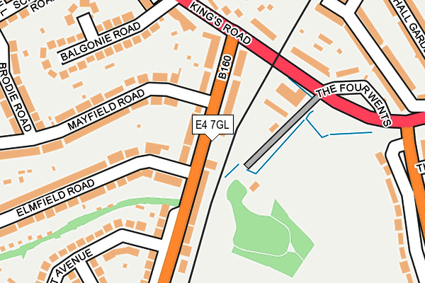 E4 7GL map - OS OpenMap – Local (Ordnance Survey) E4 7GL map - OS OpenMap – Local (Ordnance Survey)