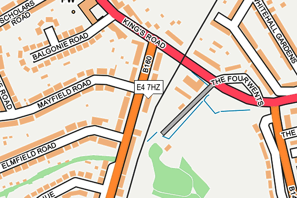 E4 7HZ map - OS OpenMap – Local (Ordnance Survey) E4 7HZ map - OS OpenMap – Local (Ordnance Survey)