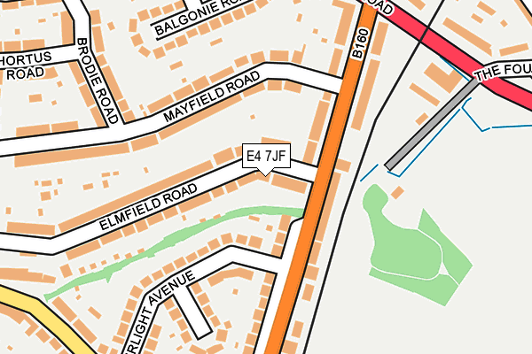 E4 7JF map - OS OpenMap – Local (Ordnance Survey) E4 7JF map - OS OpenMap – Local (Ordnance Survey)
