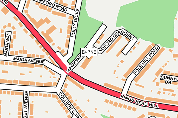 E4 7NE map - OS OpenMap – Local (Ordnance Survey) E4 7NE map - OS OpenMap – Local (Ordnance Survey)