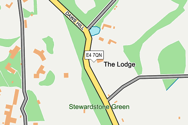 E4 7QN map - OS OpenMap – Local (Ordnance Survey) E4 7QN map - OS OpenMap – Local (Ordnance Survey)
