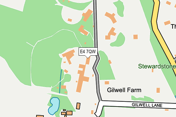 E4 7QW map - OS OpenMap – Local (Ordnance Survey) E4 7QW map - OS OpenMap – Local (Ordnance Survey)