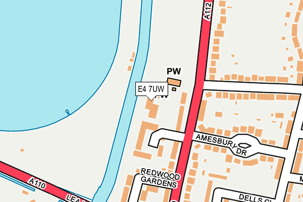 E4 7UW map - OS OpenMap – Local (Ordnance Survey) E4 7UW map - OS OpenMap – Local (Ordnance Survey)