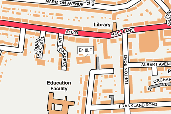 E4 8LF map - OS OpenMap – Local (Ordnance Survey) E4 8LF map - OS OpenMap – Local (Ordnance Survey)