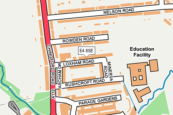 E4 8SE map - OS OpenMap – Local (Ordnance Survey) E4 8SE map - OS OpenMap – Local (Ordnance Survey)