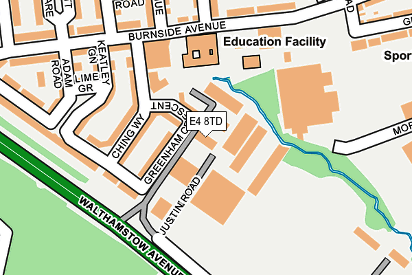 E4 8TD map - OS OpenMap – Local (Ordnance Survey) E4 8TD map - OS OpenMap – Local (Ordnance Survey)