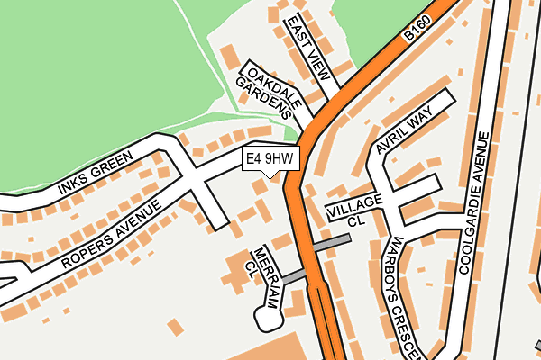 E4 9HW map - OS OpenMap – Local (Ordnance Survey) E4 9HW map - OS OpenMap – Local (Ordnance Survey)
