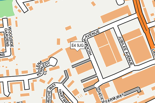 E4 9JG map - OS OpenMap – Local (Ordnance Survey) E4 9JG map - OS OpenMap – Local (Ordnance Survey)