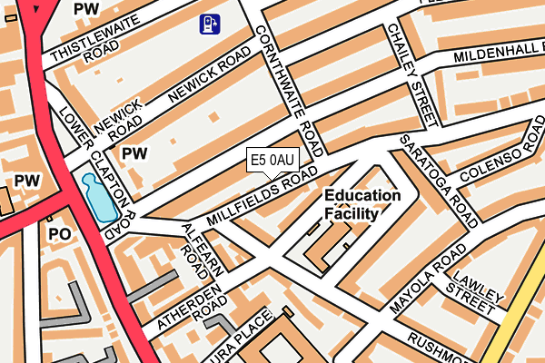 E5 0AU map - OS OpenMap – Local (Ordnance Survey) E5 0AU map - OS OpenMap – Local (Ordnance Survey)