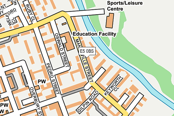 E5 0BS map - OS OpenMap – Local (Ordnance Survey) E5 0BS map - OS OpenMap – Local (Ordnance Survey)