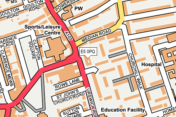 E5 0PQ map - OS OpenMap – Local (Ordnance Survey) E5 0PQ map - OS OpenMap – Local (Ordnance Survey)