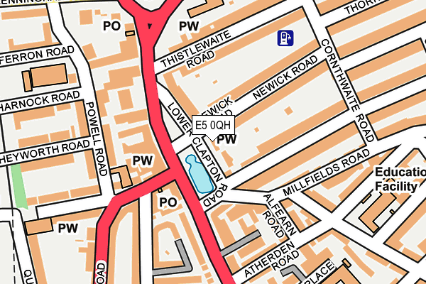 E5 0QH map - OS OpenMap – Local (Ordnance Survey) E5 0QH map - OS OpenMap – Local (Ordnance Survey)