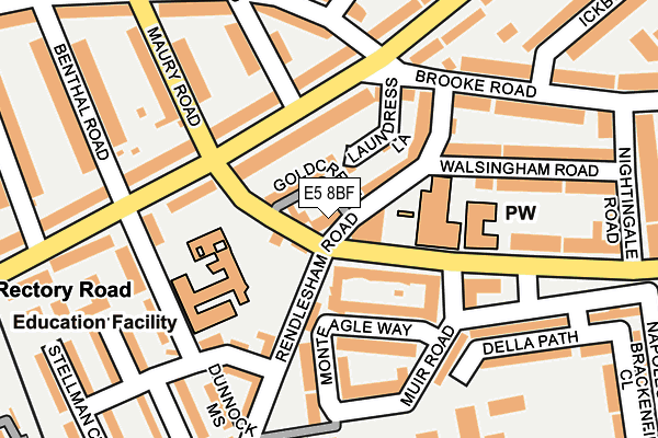 E5 8BF map - OS OpenMap – Local (Ordnance Survey) E5 8BF map - OS OpenMap – Local (Ordnance Survey)