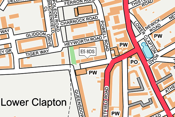 E5 8DS map - OS OpenMap – Local (Ordnance Survey) E5 8DS map - OS OpenMap – Local (Ordnance Survey)