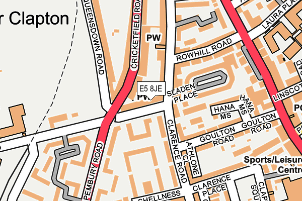 E5 8JE map - OS OpenMap – Local (Ordnance Survey) E5 8JE map - OS OpenMap – Local (Ordnance Survey)