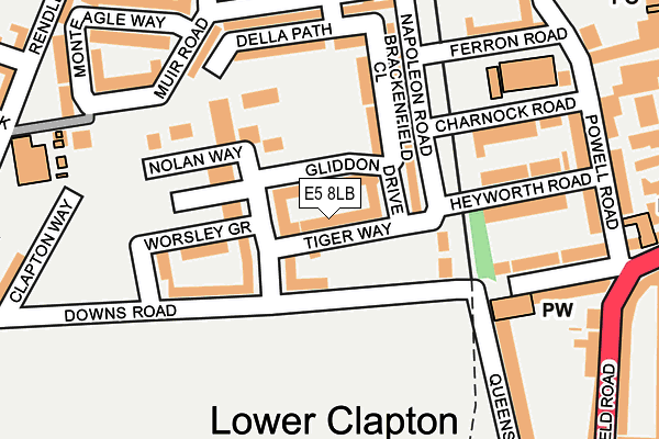 E5 8LB map - OS OpenMap – Local (Ordnance Survey) E5 8LB map - OS OpenMap – Local (Ordnance Survey)
