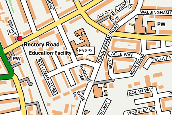 E5 8PX map - OS OpenMap – Local (Ordnance Survey) E5 8PX map - OS OpenMap – Local (Ordnance Survey)