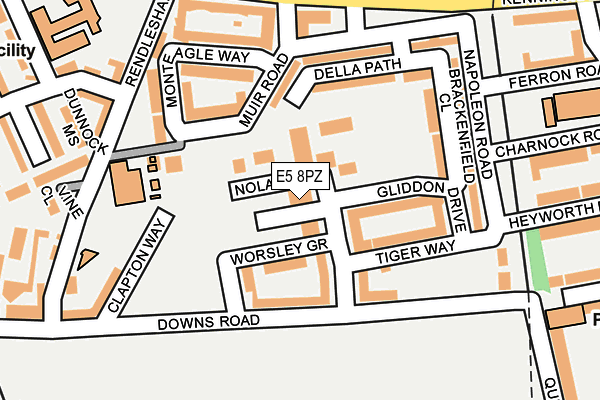 E5 8PZ map - OS OpenMap – Local (Ordnance Survey) E5 8PZ map - OS OpenMap – Local (Ordnance Survey)