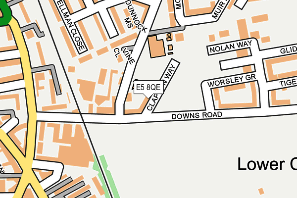 E5 8QE map - OS OpenMap – Local (Ordnance Survey) E5 8QE map - OS OpenMap – Local (Ordnance Survey)