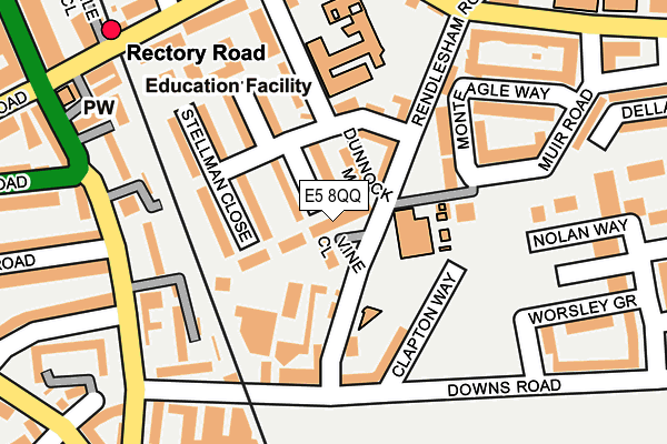 E5 8QQ map - OS OpenMap – Local (Ordnance Survey) E5 8QQ map - OS OpenMap – Local (Ordnance Survey)