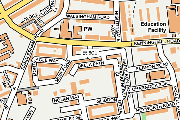 E5 8QU map - OS OpenMap – Local (Ordnance Survey) E5 8QU map - OS OpenMap – Local (Ordnance Survey)