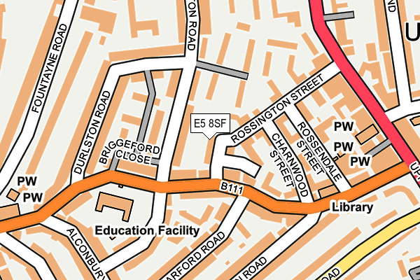 E5 8SF map - OS OpenMap – Local (Ordnance Survey) E5 8SF map - OS OpenMap – Local (Ordnance Survey)