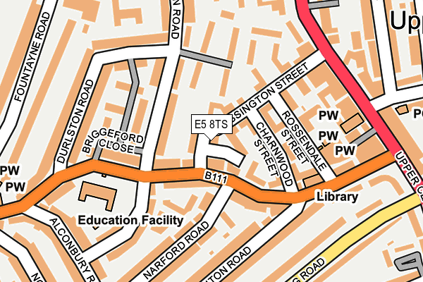 E5 8TS map - OS OpenMap – Local (Ordnance Survey) E5 8TS map - OS OpenMap – Local (Ordnance Survey)