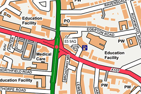 E5 9AQ map - OS OpenMap – Local (Ordnance Survey) E5 9AQ map - OS OpenMap – Local (Ordnance Survey)