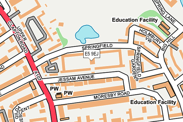 E5 9EJ map - OS OpenMap – Local (Ordnance Survey) E5 9EJ map - OS OpenMap – Local (Ordnance Survey)